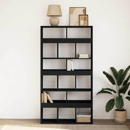 Bookcase Black 100x33x187,5 cm Engineered Wood