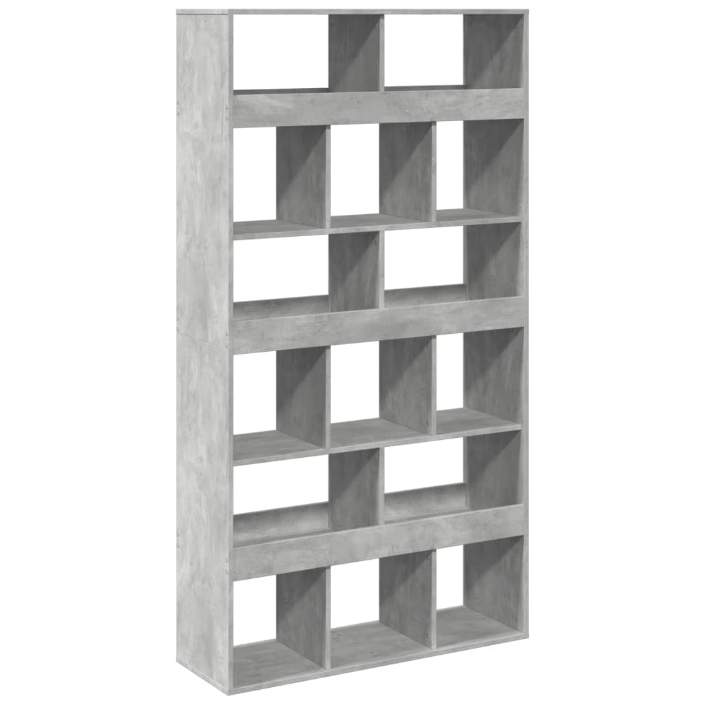 Bookcase Concrete Grey 100x33x187,5 cm Engineered Wood