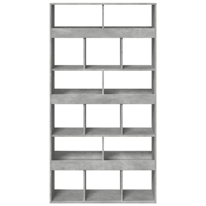 Bookcase Concrete Grey 100x33x187,5 cm Engineered Wood