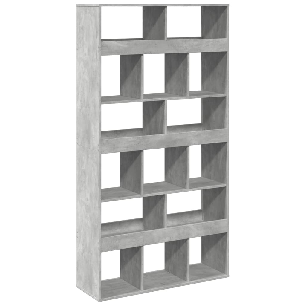 Bookcase Concrete Grey 100x33x187,5 cm Engineered Wood