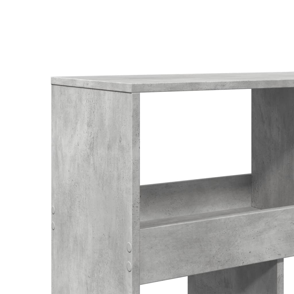 Bookcase Concrete Grey 100x33x187,5 cm Engineered Wood
