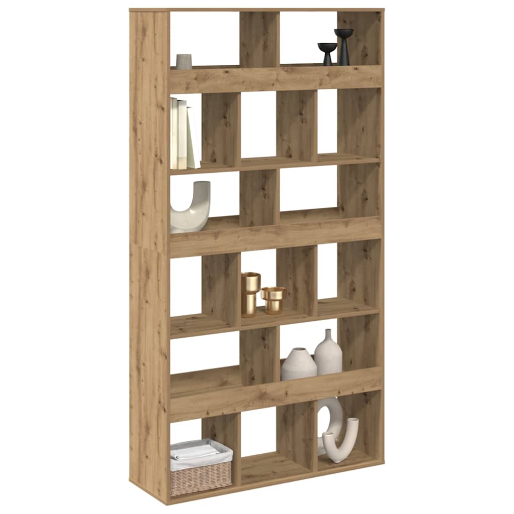 Bookcase Artisan Oak 100x33x187,5 cm Engineered Wood