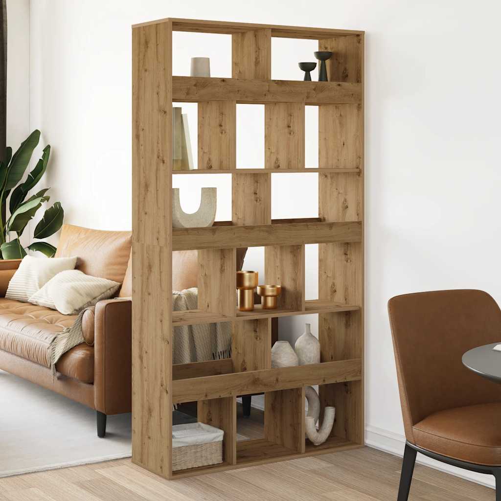 Bookcase Artisan Oak 100x33x187.5 cm Engineered Wood