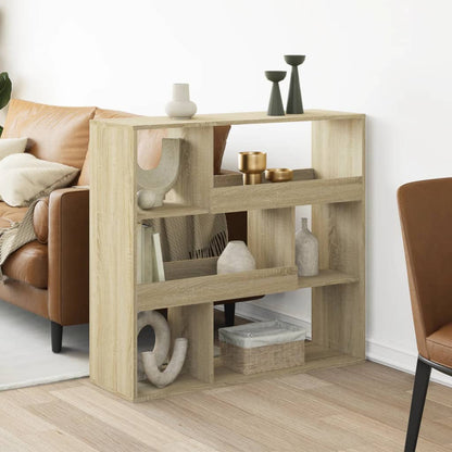 Room Divider Sonoma Oak 100x33x94.5 cm Engineered Wood