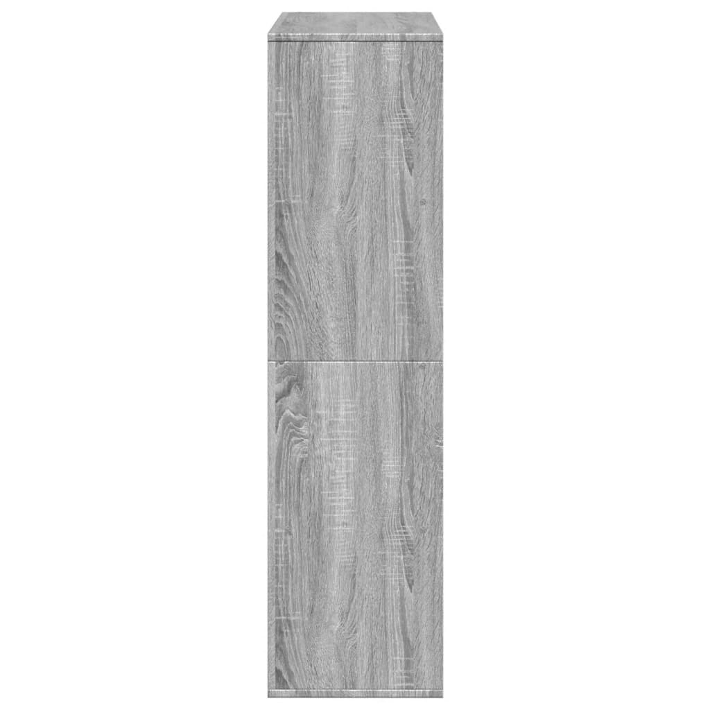 Room Divider Grey Sonoma 100x33x125.5 cm Engineered Wood