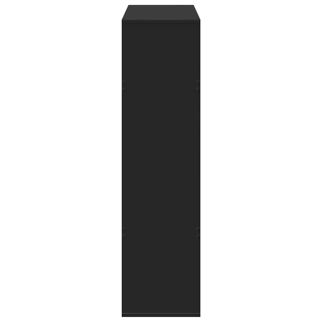 Room Divider Black 100x33x125.5 cm Engineered Wood