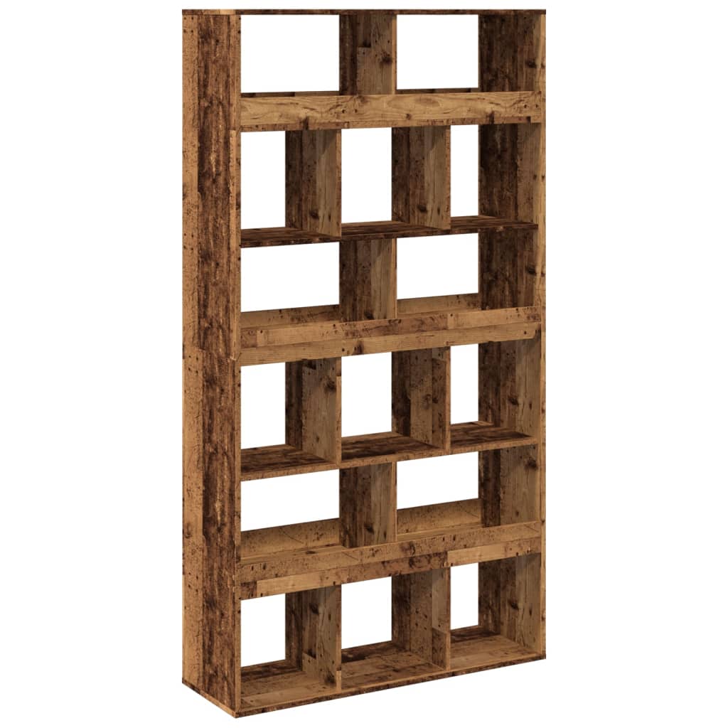 Room Divider Old Wood 100x33x187.5 cm Engineered Wood