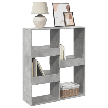 Room Divider Concrete Grey 100x33x115 cm Engineered Wood
