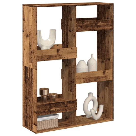 Room Divider Old Wood 100x33x135 cm Engineered Wood