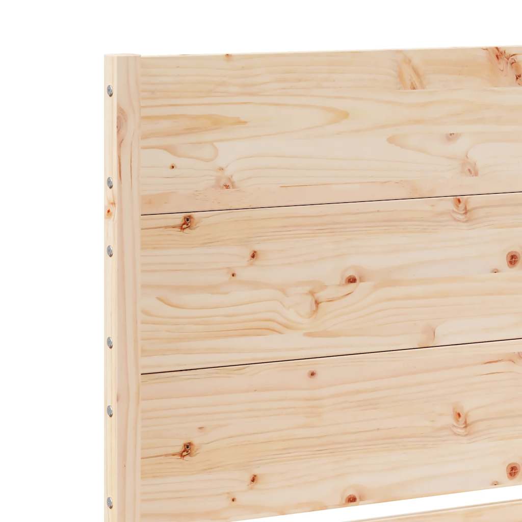 Extra Long Bed Frame without Mattress 90x210 cm Solid Wood