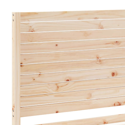 Extra Long Bed Frame without Mattress 140x220 cm Solid Wood