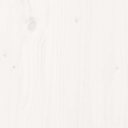 Extra Long Bed Frame without Mattress White 140x220 cm Solid Wood