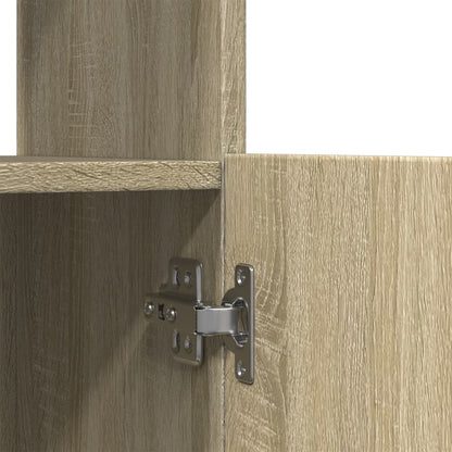 Highboard Sonoma Oak 63x33x180 cm Engineered Wood