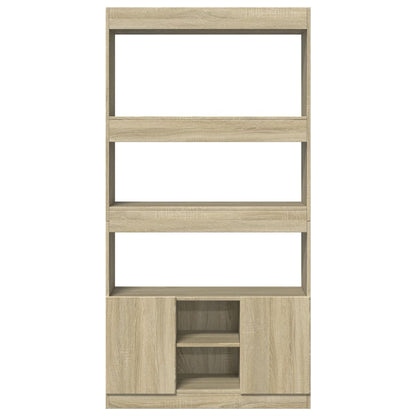 Highboard Sonoma Oak 92x33x180 cm Engineered Wood