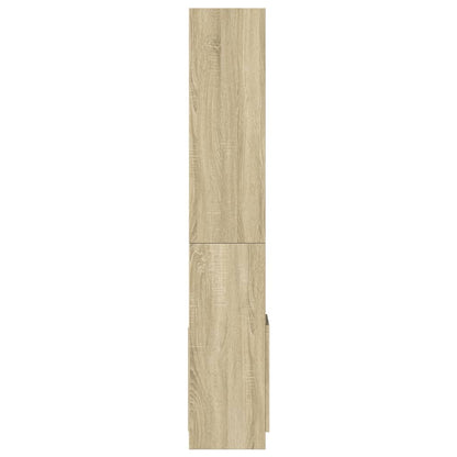 Highboard Sonoma Oak 92x33x180 cm Engineered Wood