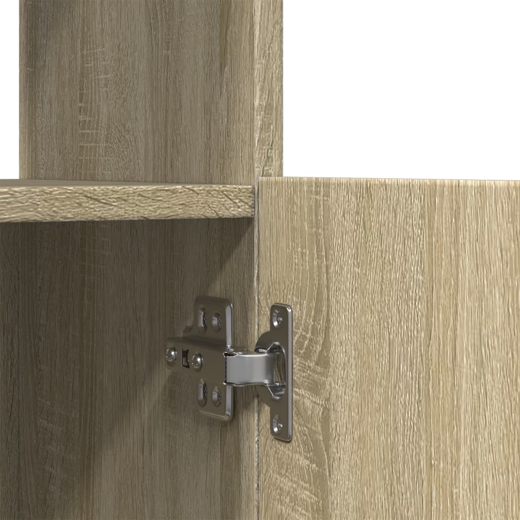 Highboard Sonoma Oak 92x33x180 cm Engineered Wood