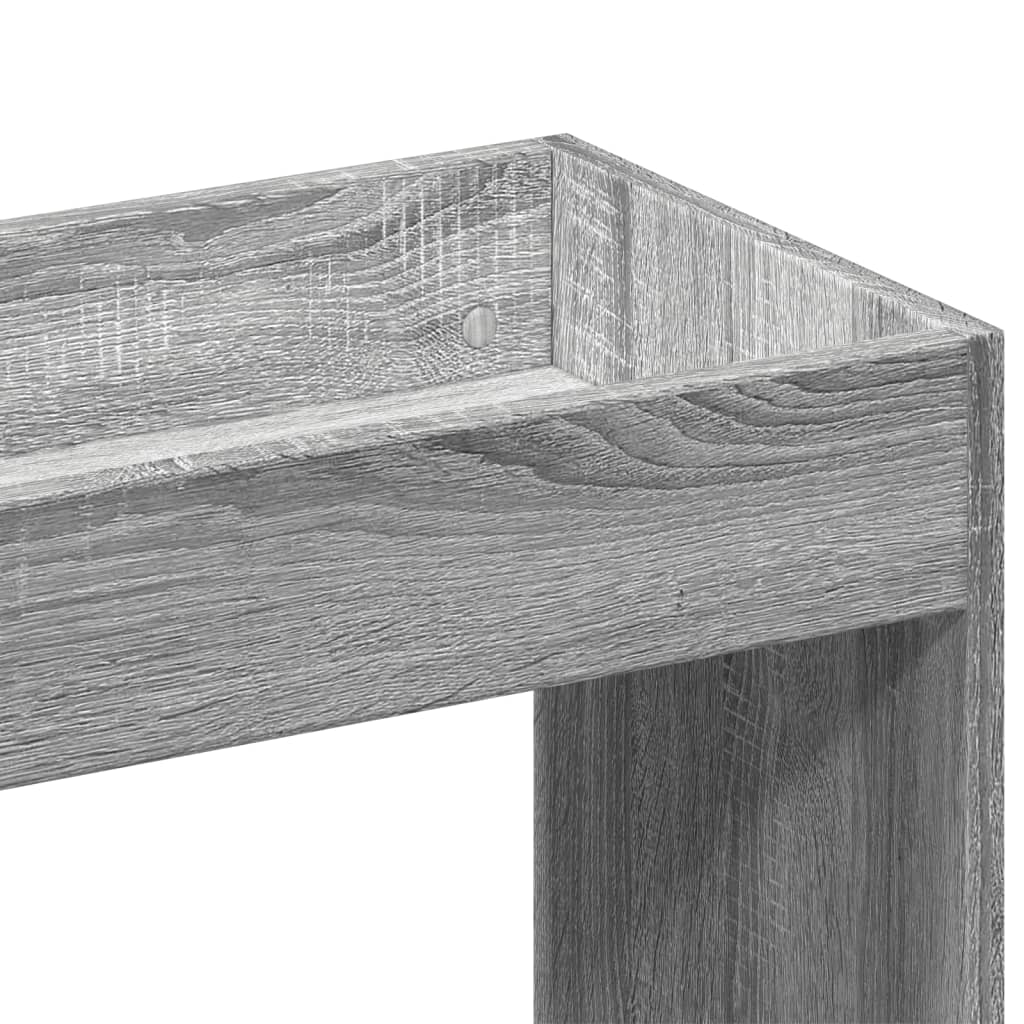 Highboard Grey Sonoma 92x33x180 cm Engineered Wood