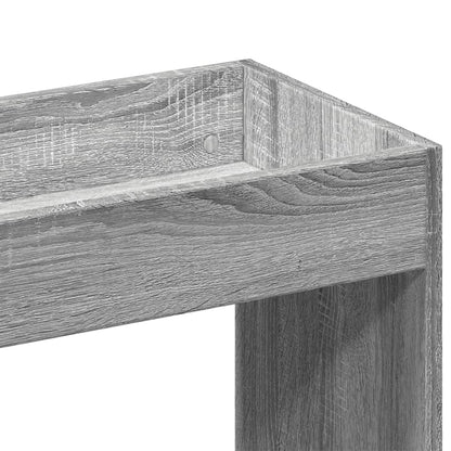 Highboard Grey Sonoma 92x33x180 cm Engineered Wood