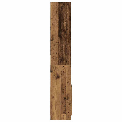 Highboard Old Wood 92x33x180 cm Engineered Wood