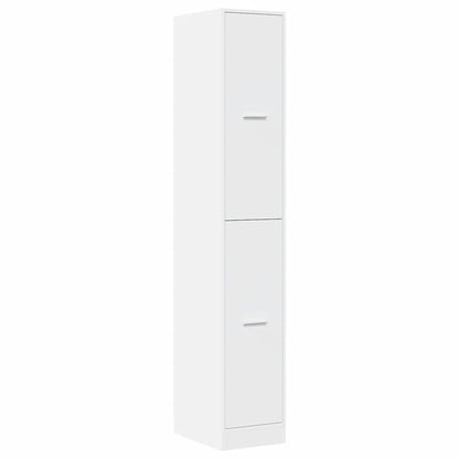 Apothecary Cabinet White 30x41x174.5 cm Engineered Wood