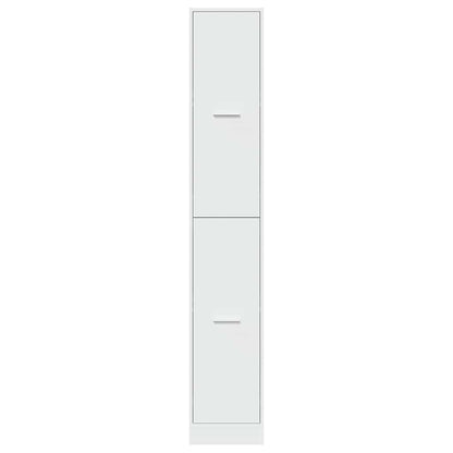 Apothecary Cabinet White 30x41x174.5 cm Engineered Wood