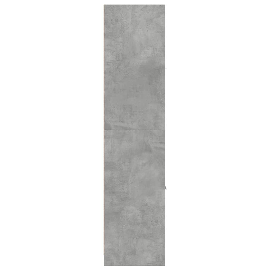 Apothecary Cabinet Concrete Grey 30x41x174.5 cm Engineered Wood