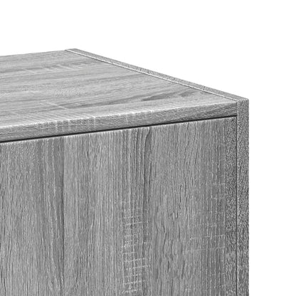 Apothecary Cabinet Grey Sonoma 30x41x174.5 cm Engineered Wood