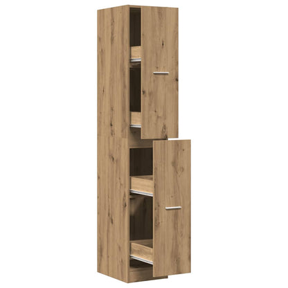 Apothecary Cabinet Artisian Oak 30x41x174.5 cm Engineered Wood