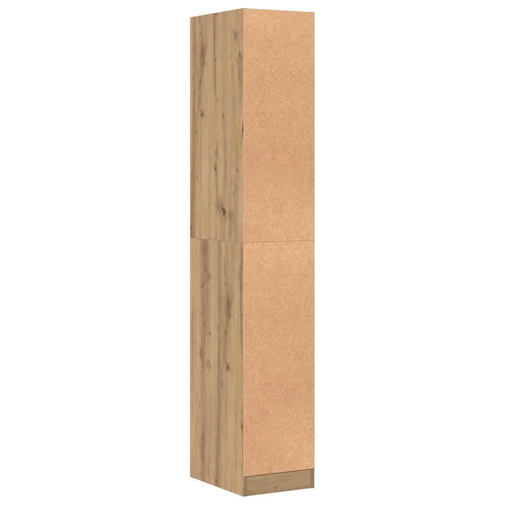 Apothecary Cabinet Artisian Oak 30x41x174.5 cm Engineered Wood