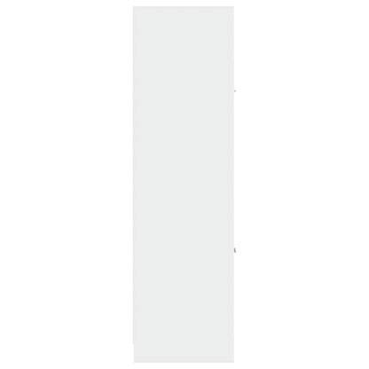 Apothecary Cabinet White 40x41x144.5 cm Engineered Wood