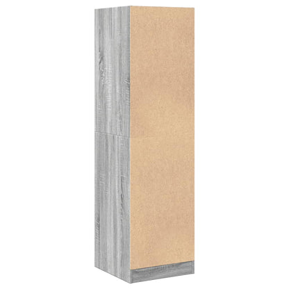 Apothecary Cabinet Grey Sonoma 40x41x144.5 cm Engineered Wood
