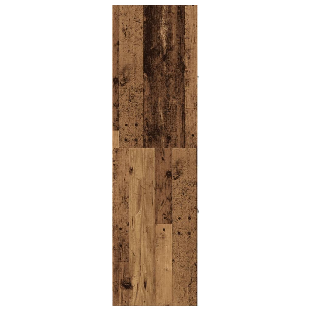 Apothecary Cabinet Old Wood 40x41x144.5 cm Engineered Wood