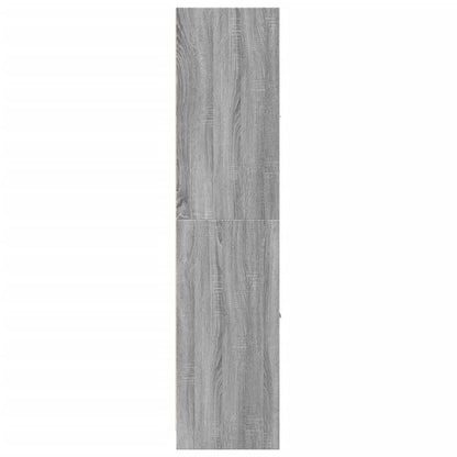 Apothecary Cabinet Grey Sonoma 40x41x174.5 cm Engineered Wood