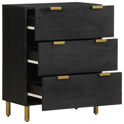 Sideboards 2 pcs Black 60x33x75 cm Engineered Wood