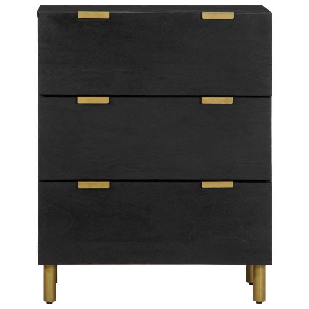 Sideboards 2 pcs Black 60x33x75 cm Engineered Wood