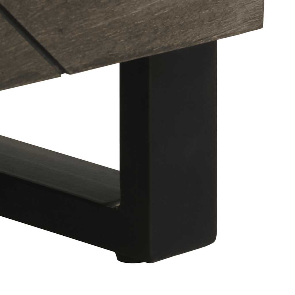 Sideboards 2 pcs Black 60x33x75 cm Solid Wood Mango