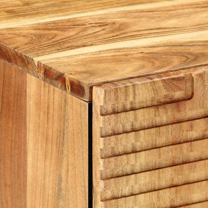 Bathroom Cabinet Set 4 pcs Natural 38 x 33 x 160 cm