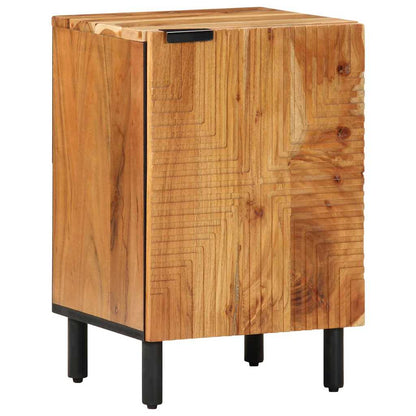 Bathroom Cabinet Set 4 pcs Natural 38 x 33 x 160 cm
