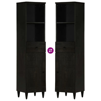 3 Piece Bathroom Furniture Set Solid Wood Mango