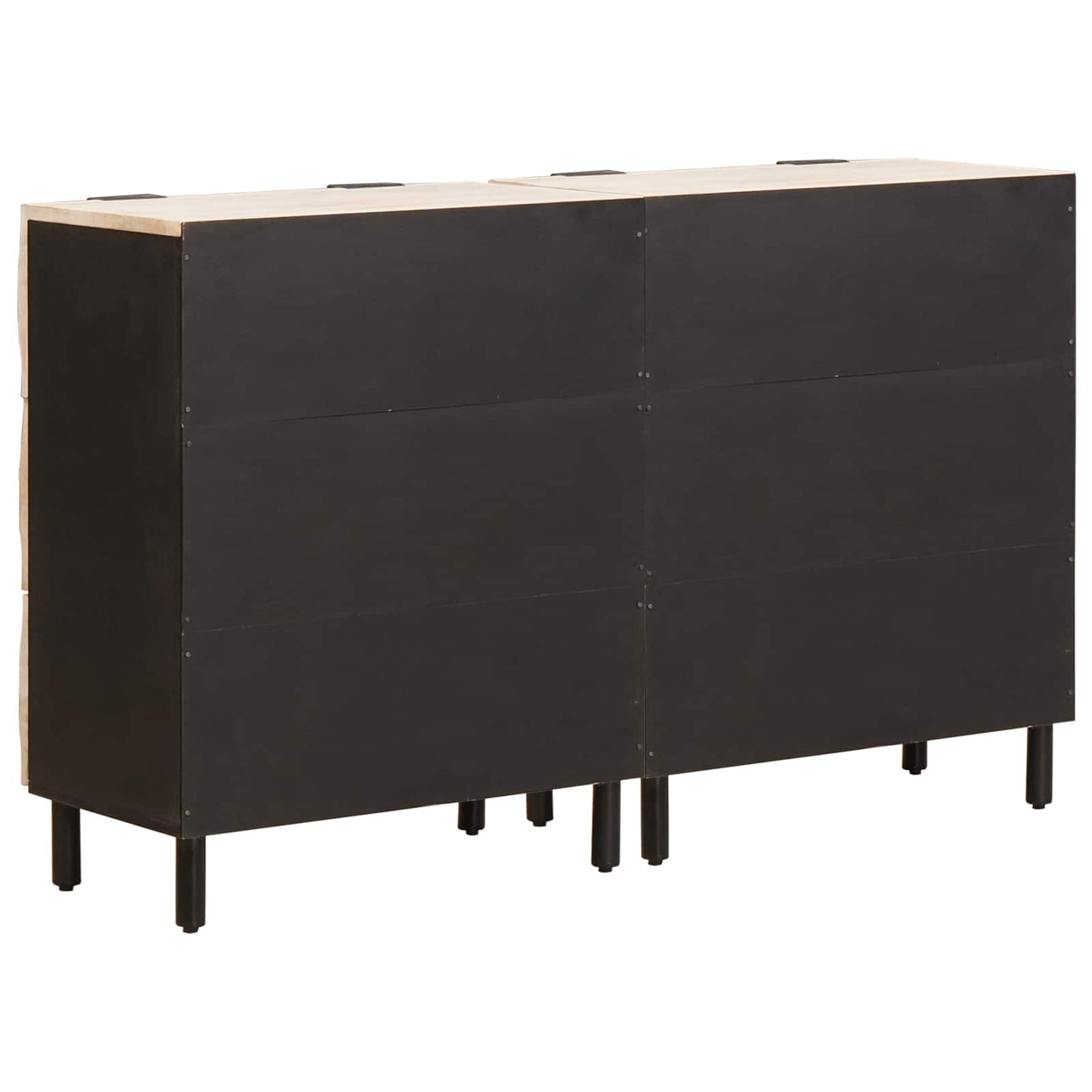 Sideboard 2 pcs 60 x 33 x 75 cm Solid Mango Wood