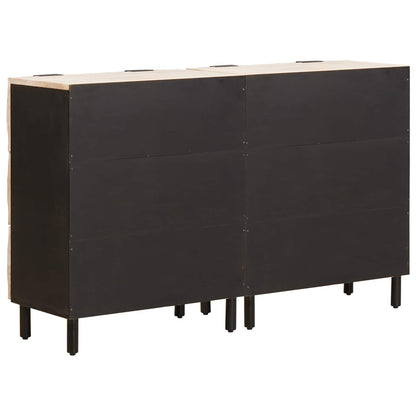 Sideboard 2 pcs White Wash Finish 60 x 33 x 75 cm
