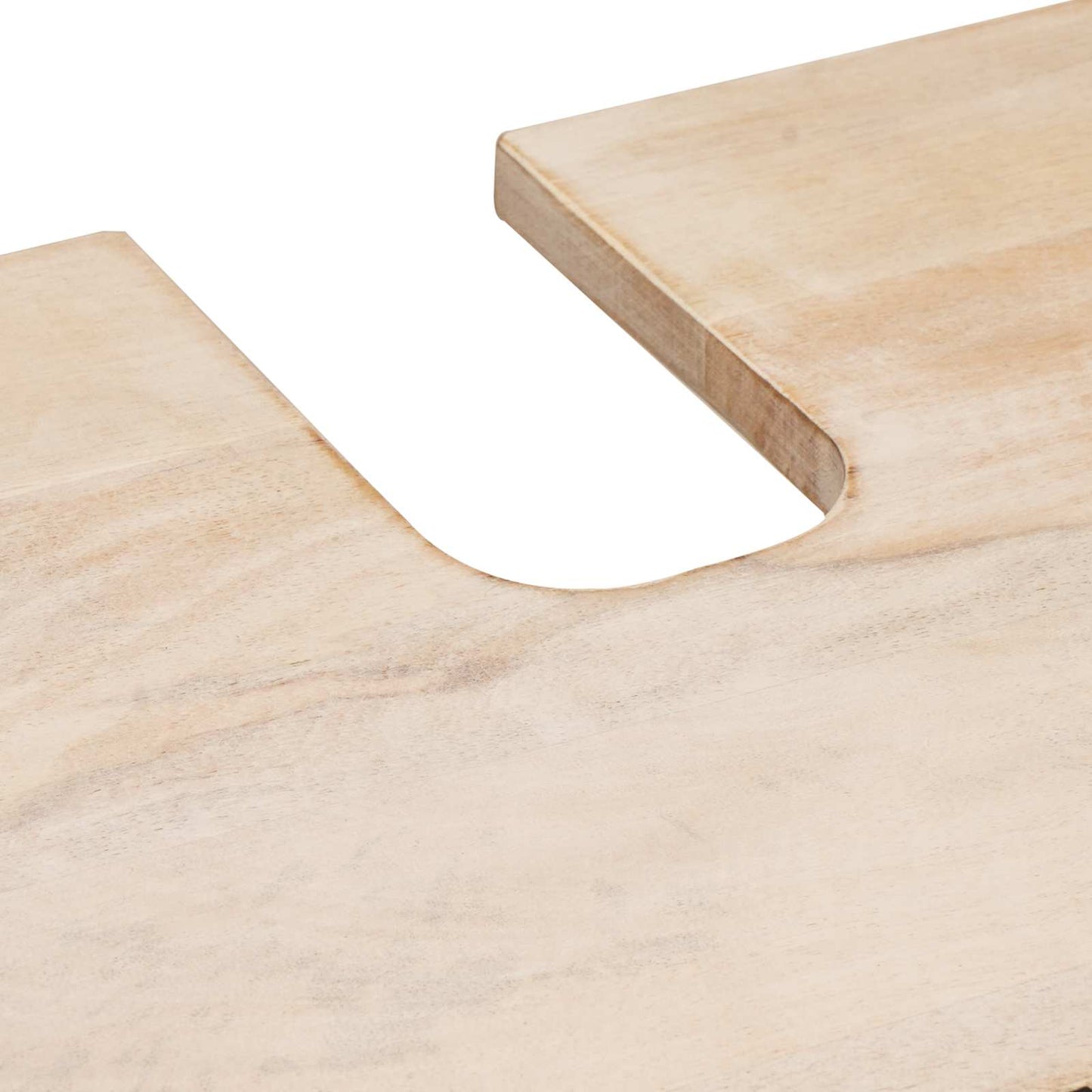 Bathroom Sets 3 pcs White Wash Finish Solid Mango Wood