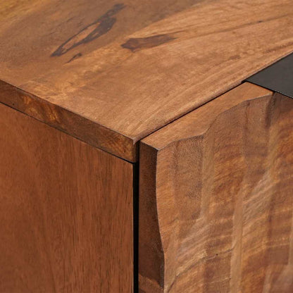 Sideboard 2 pcs Acacia Brown Finish 60 x 33 x 75 cm