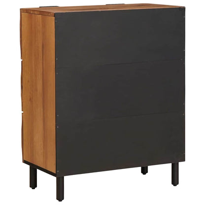 Sideboard 2 pcs Acacia Brown Finish 60 x 33 x 75 cm