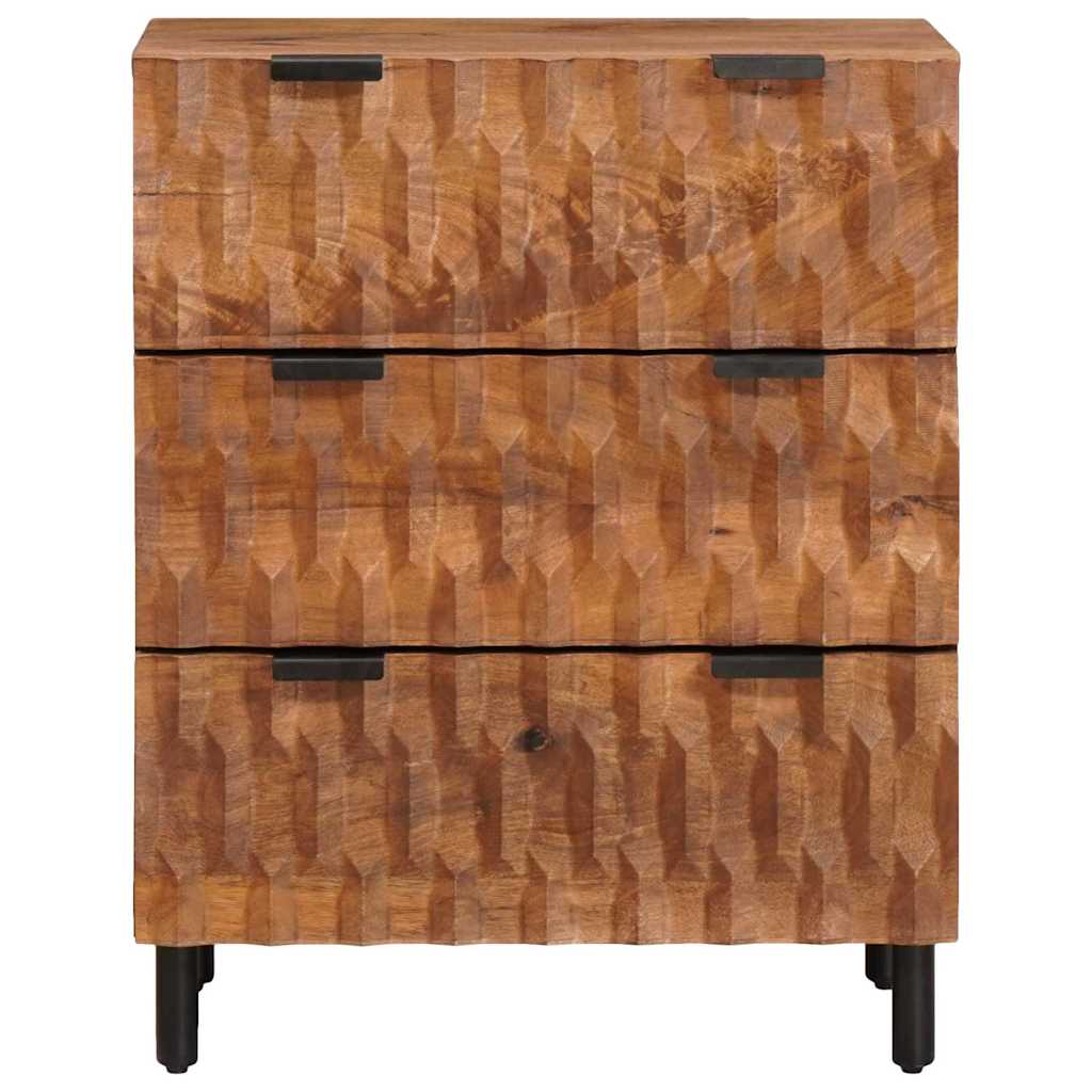 Sideboard 2 pcs Acacia Brown Finish 60 x 33 x 75 cm