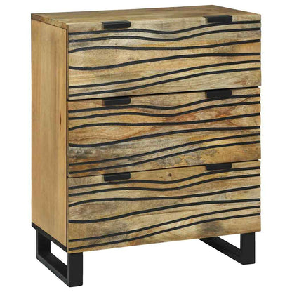 Bathroom Furniture Set with Drawer 3 pcs Brown Engineered Wood