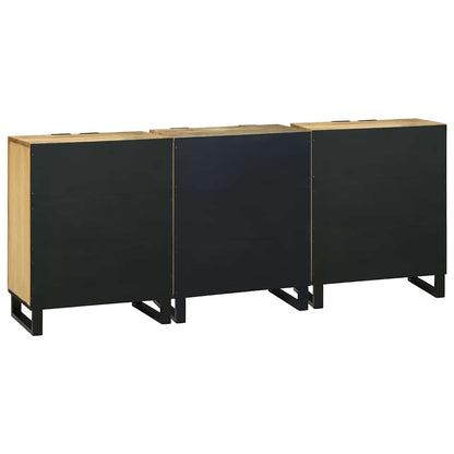 Bathroom Furniture Set with Drawer 3 pcs Brown Engineered Wood