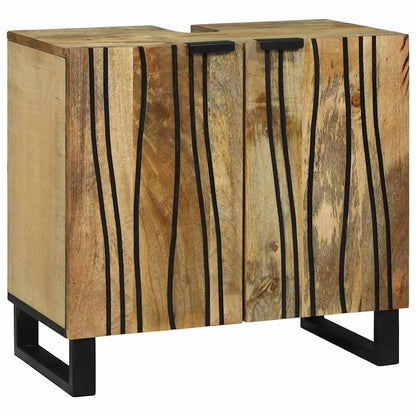 Bathroom Furniture Set with Drawer 4 pcs Brown Engineered Wood