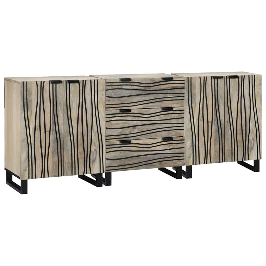 Bathroom Furniture Set with Drawer 3 pcs White Engineered Wood