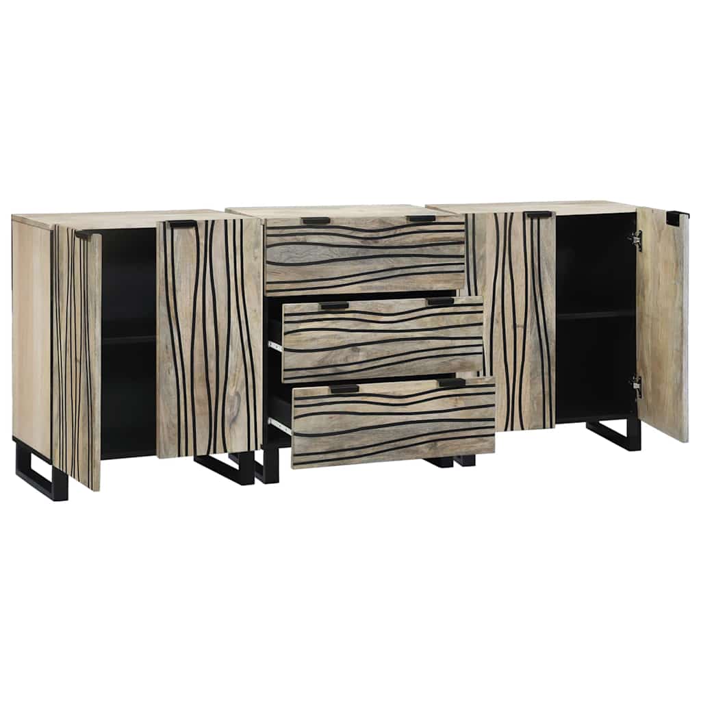 Bathroom Furniture Set with Drawer 3 pcs White Engineered Wood